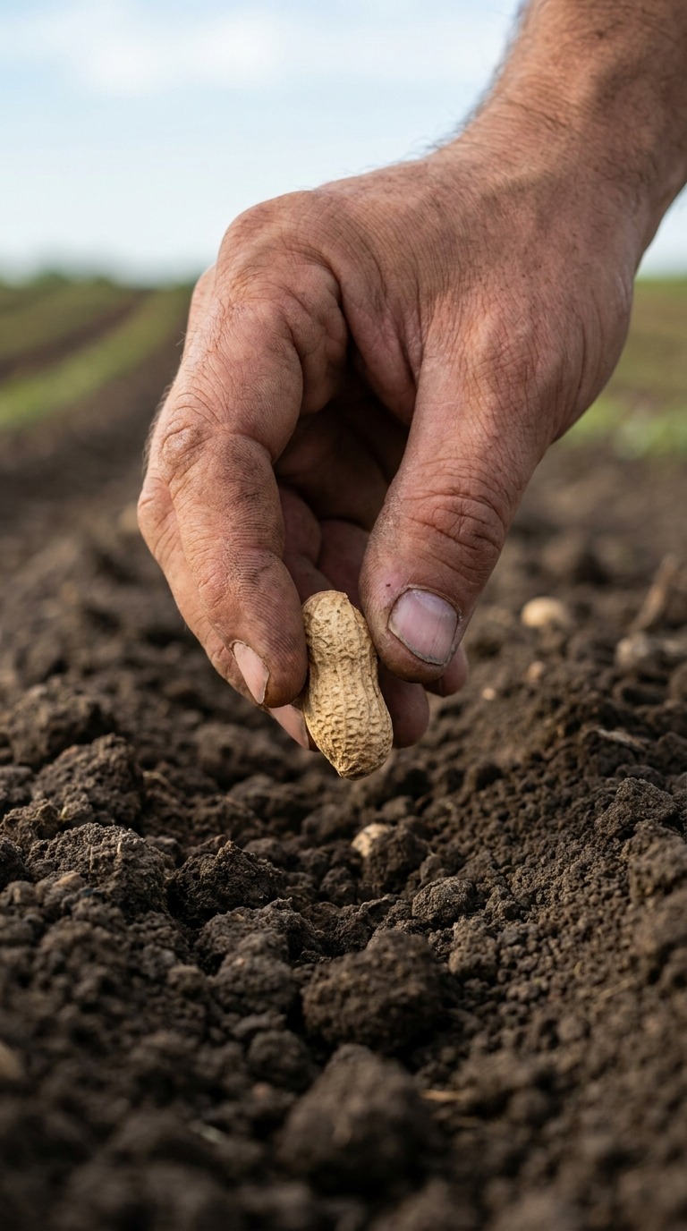 Peanut Growth AI Timelapse AI video prompt