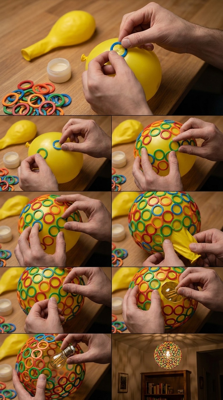 Balloon Lamp DIY AI video prompt