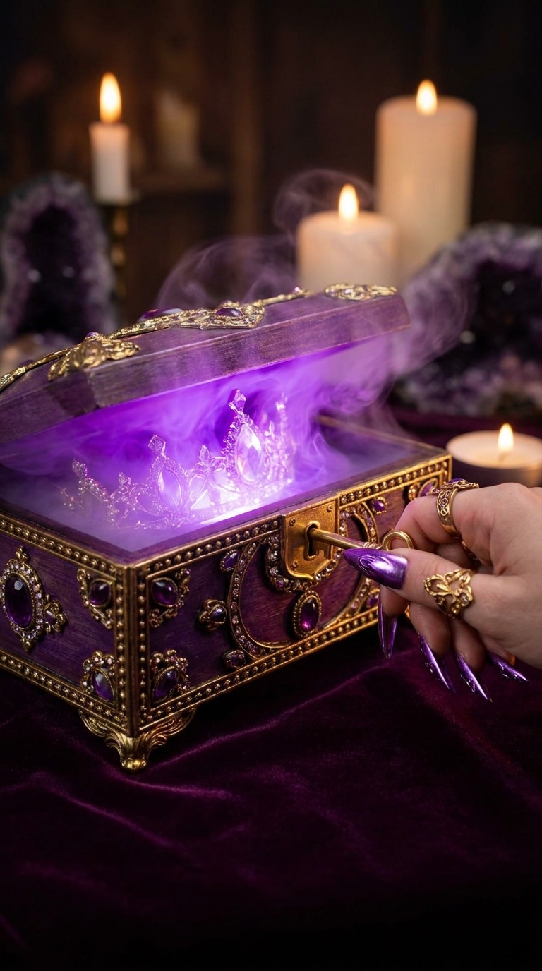 AI Video Prompt: Magical Jewel Box Reveal