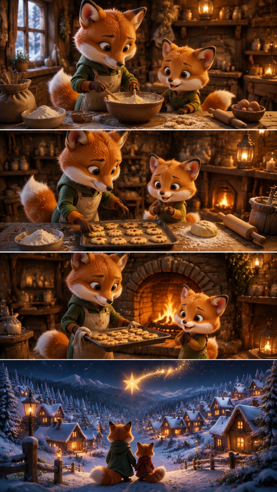 AI Video Prompt: Fox Bakery Fantasy
