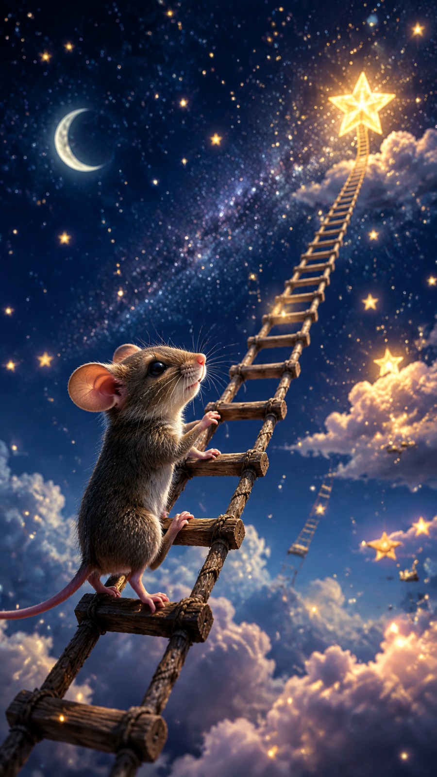 Galaxy Mouse Adventure AI video prompt