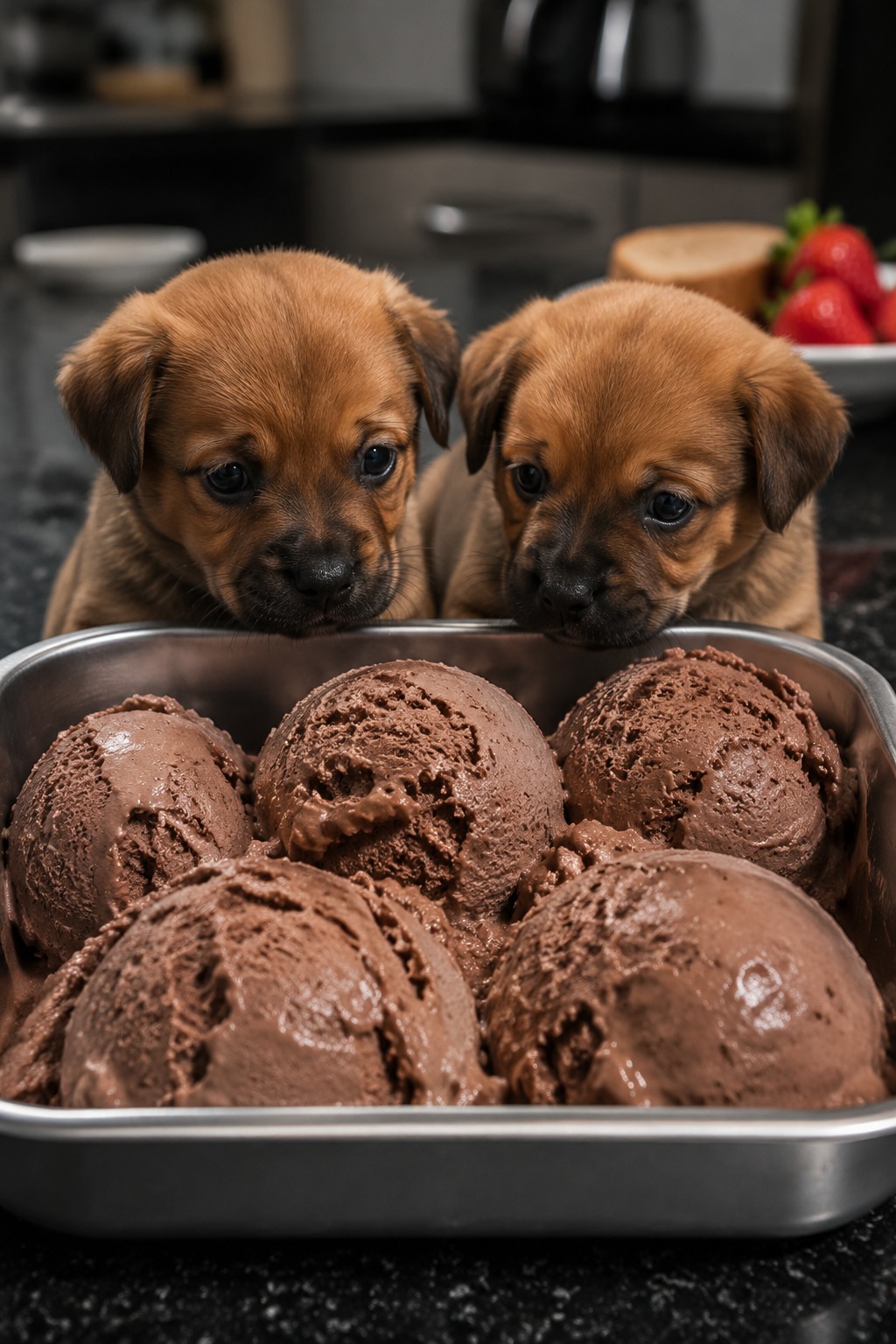 Puppies & Ice Cream AI video prompt
