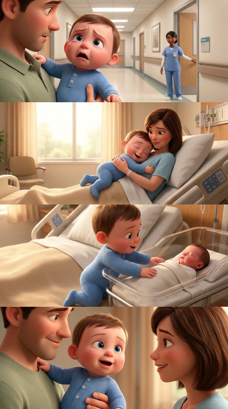 3D Baby Family Animation AI video prompt